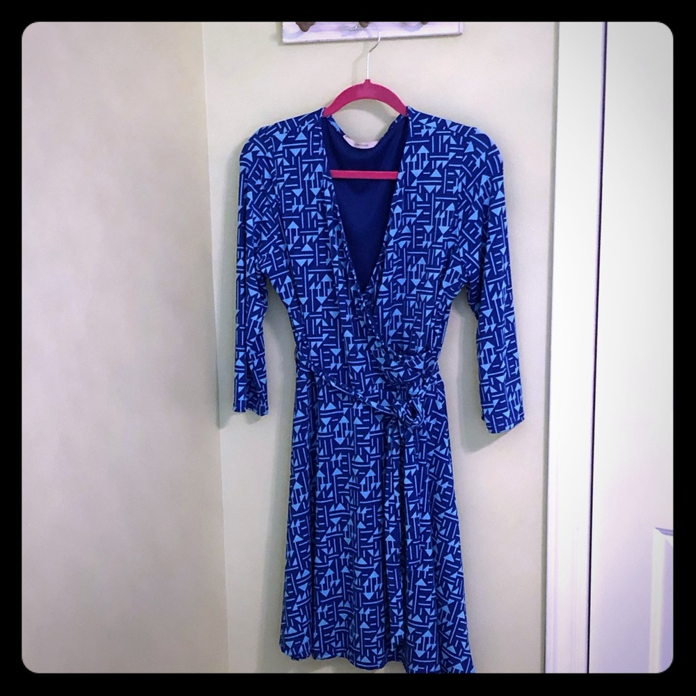 Faux wrap dress